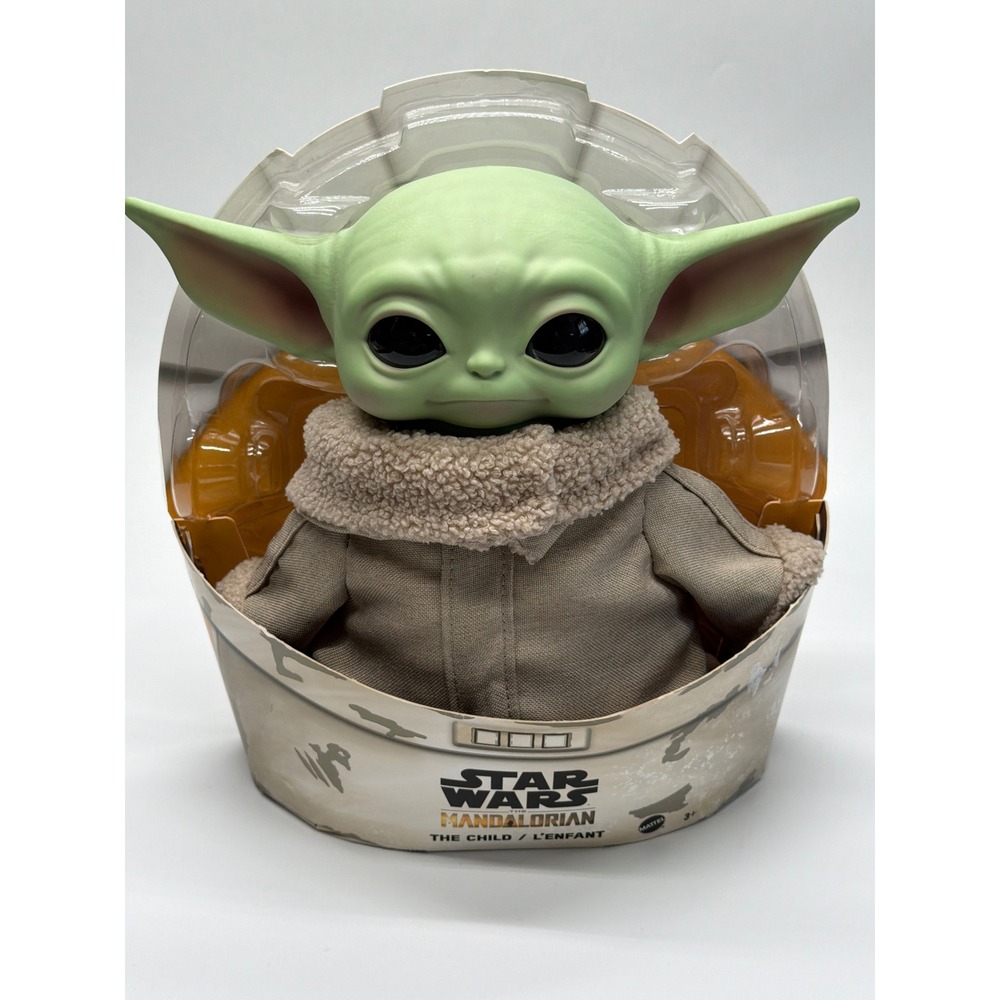 Star Wars The Mandalorian The Child Baby Yoda 11" Plush Toy Mattel GWD85 NEW‎